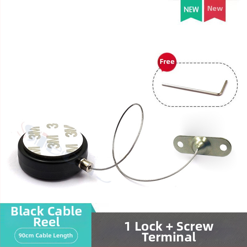 SIECAO Antikradni prikazni pretinac s automatskim teleskopskim proširenjem za nakit — automatsko proširenje; Primjena: vitrine za nakit i satove; Prilagodba: mogu se prilagoditi različiti završeci konaca; dio serije Anti-theft display