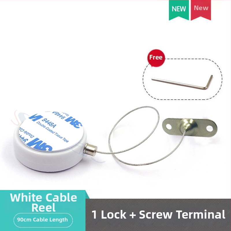 SIECAO Antikradni prikazni pretinac s automatskim teleskopskim proširenjem za nakit — automatsko proširenje; Primjena: vitrine za nakit i satove; Prilagodba: mogu se prilagoditi različiti završeci konaca; dio serije Anti-theft display