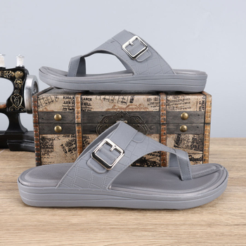 Férfiaknak szabadidős flip-flopok, nyitott lábujjú, PVC felsőrész, EVA talp