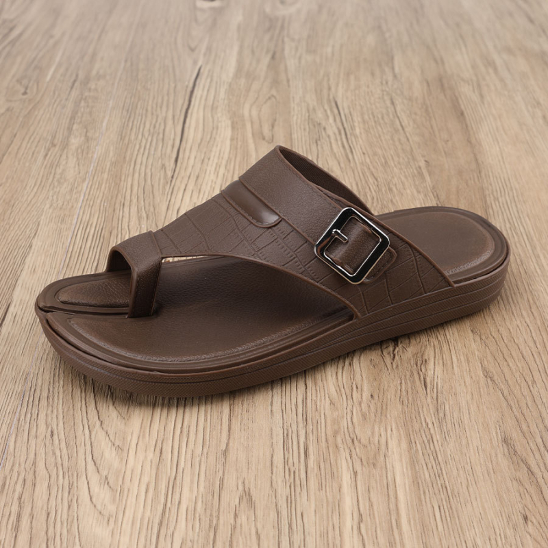 Férfiaknak szabadidős flip-flopok, nyitott lábujjú, PVC felsőrész, EVA talp