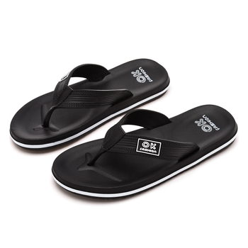 Férfi PVC flip-flop papucs, felső PVC, talp PVC, Goodyear talp, strandos stílus, 2024 nyári kiadás