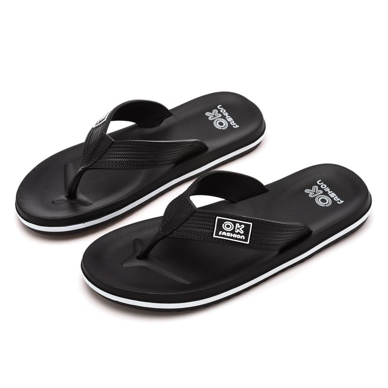 Férfi PVC flip-flop papucs, felső PVC, talp PVC, Goodyear talp, strandos stílus, 2024 nyári kiadás