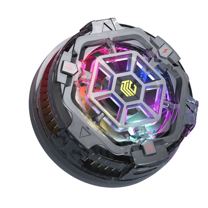 Μαγνητικός ασύρματος ψύκτης για κινητό τηλέφωνο με ψύξη με ημιαγωγό — Διασύνδεση Type-C; κατασκευή από κράμα αλουμινίου + θερμικά αγώγιμο σιλικόνη; βάρος 94 g