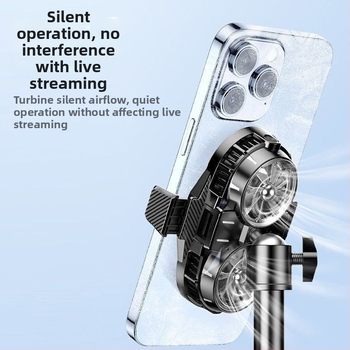 Chladič na zadnom klipse pre živé vysielanie s polovodičovým chladením a vstavaným ventilátorom, držiak na hry