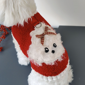 Odjeća za kućne ljubimce - sladak stil, Coral Fleece prsluk za jesen-zimu, debeli topli pulover za male pse i mačke