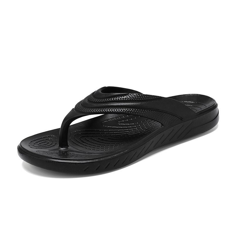 Férfi EVA strandpapucs, vastag talppal, nyitott lábujjakkal, injektált talp