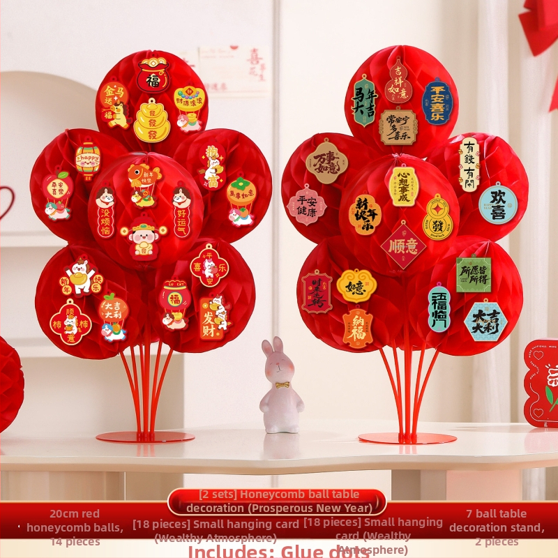 Papirnate kuglice u obliku saća za viseće dekoracije – dekor prostora, materijal: papir, stil: svečano/Novu godinu, proljetni festival, marka Orange Promise Billion