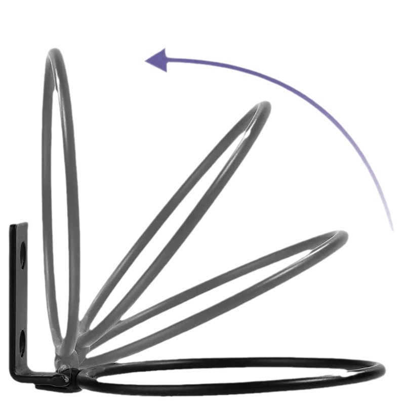 Falra szerelhető rozsdamentes acélból készült tál az etetéshez, összecsukható, dőlés elleni, osztott kialakítás