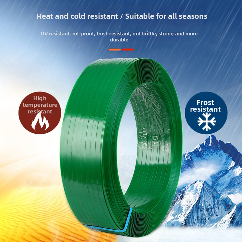 Plastiko-čelična traka za pakiranje, nosivost 450 kg, vanjski promjer 600 mm, unutarnji promjer 400 mm, verzije 1606/1608/1610/1910