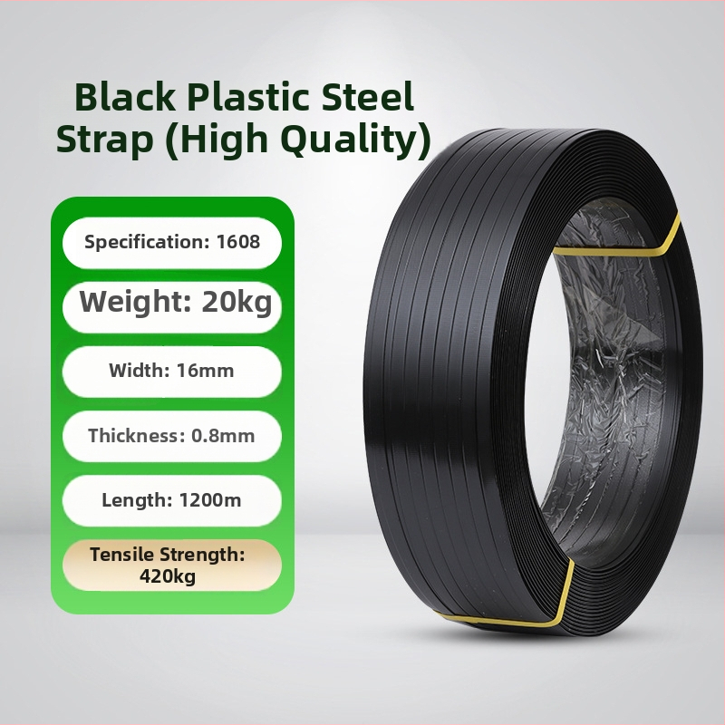 Plastiko-čelična traka za pakiranje, nosivost 450 kg, vanjski promjer 600 mm, unutarnji promjer 400 mm, verzije 1606/1608/1610/1910