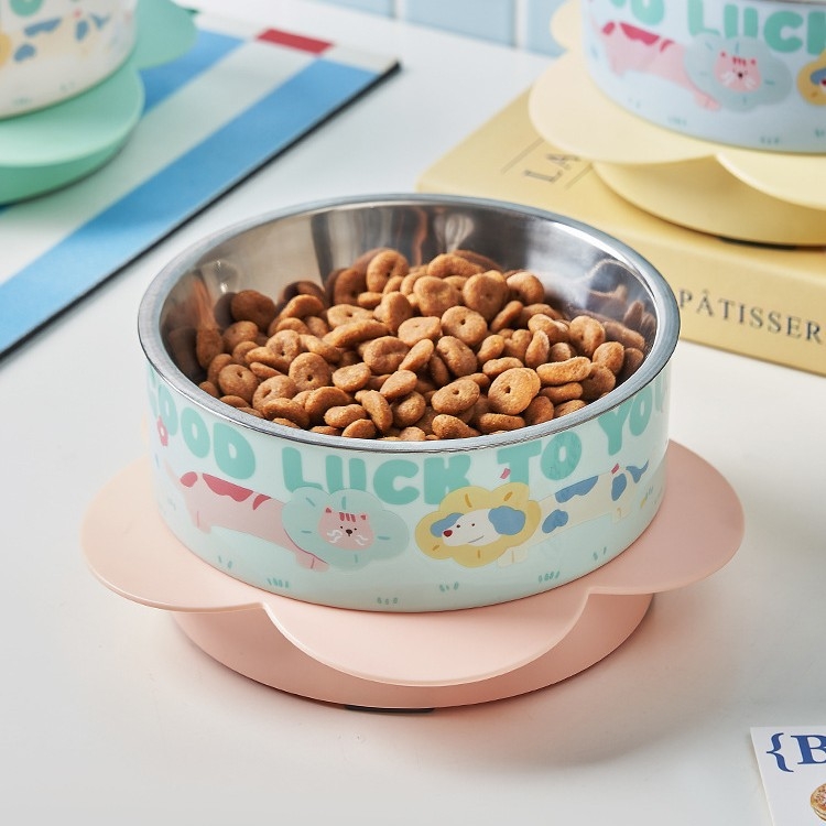 Macska etető tál, műanyag, 1 db, macskáknak, kisállateledel (Műanyag • Macskáknak • 1 db • Kisállateledel)