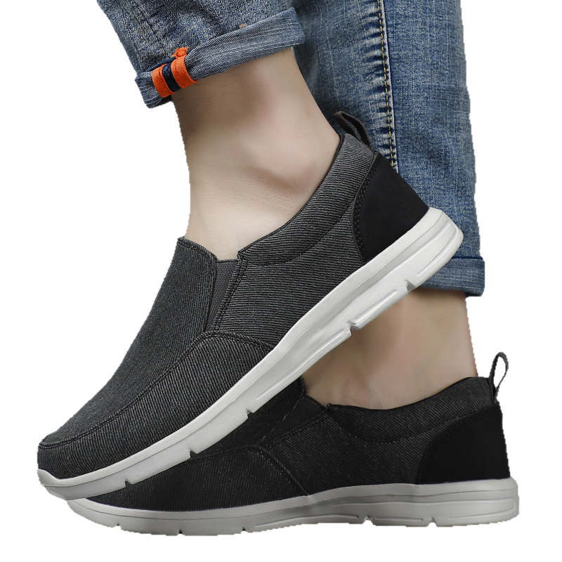 Muške platnene tenisice – lagane, prozračne, slip-on dizajn, mrežasta unutrašnjost, EVA đon