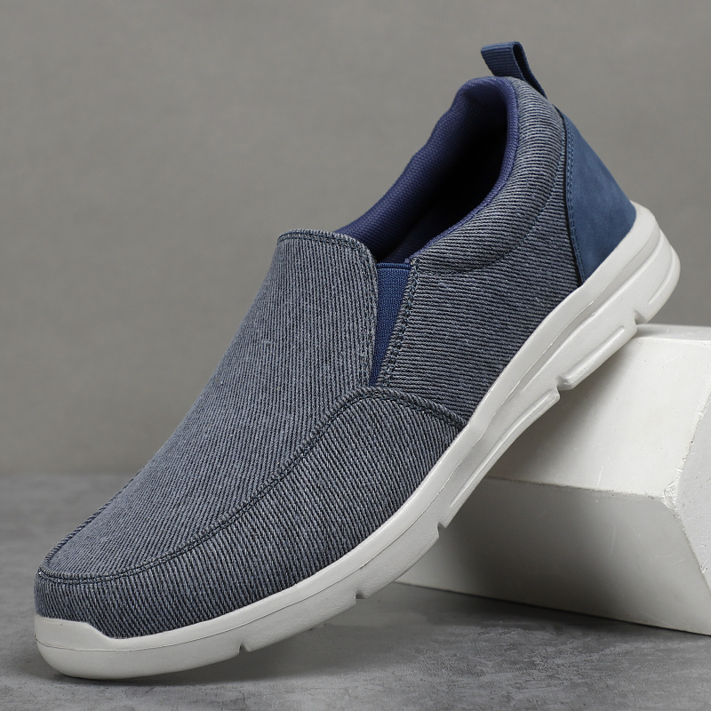 Muške platnene tenisice – lagane, prozračne, slip-on dizajn, mrežasta unutrašnjost, EVA đon
