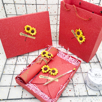 Levélpapír és boríték ajándékdoboz szett kínai stílusban, megfelelő ajándék új otthonba osztálytársnak