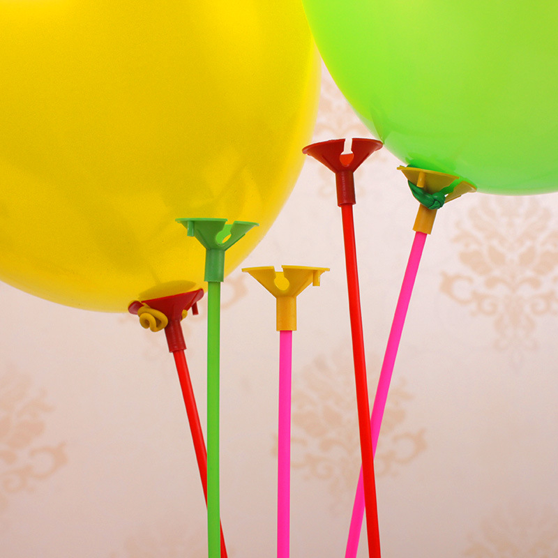 Kibővített műanyag ballon tartó rúd utcai stand dekorációhoz (anyag: műanyag; ballon típusa: más; forma: más)