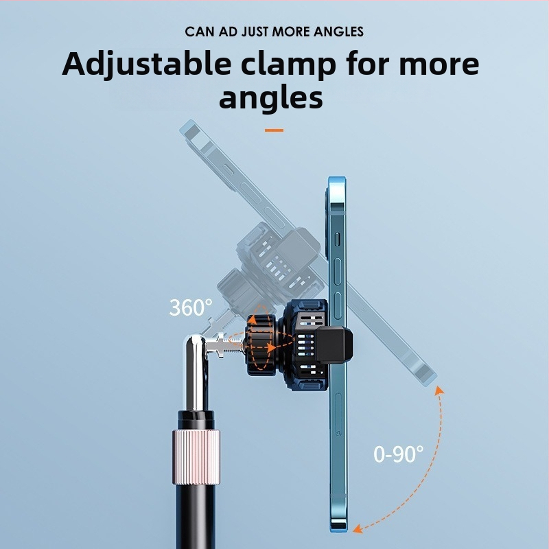 Desktopový chladič pre telefón pre živé vysielanie — regulácia teploty s digitálnym displejom, polovodičové chladenie, 6 W, Type-C, 125 g, ABS+PC+hliník