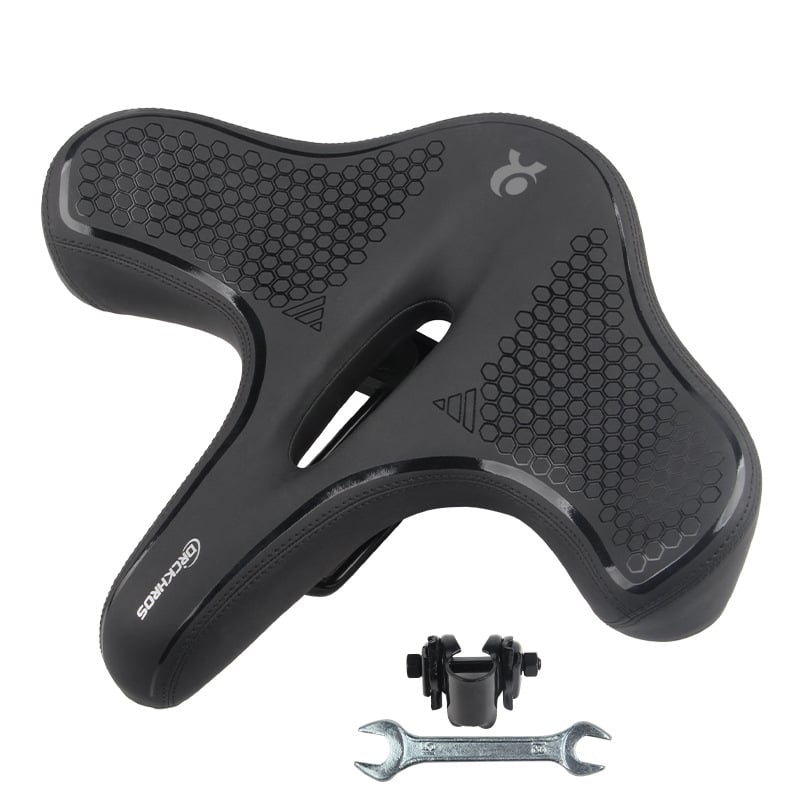DRCKHROS Καθήσμα Ποδηλάτου – Γενικό, Παχύ, Πολύ Μαλακό, Απορροφητικό Κράδασμο με Επένδυση από Σπογγώδες Υλικό (Μοντέλο DH-2024101)