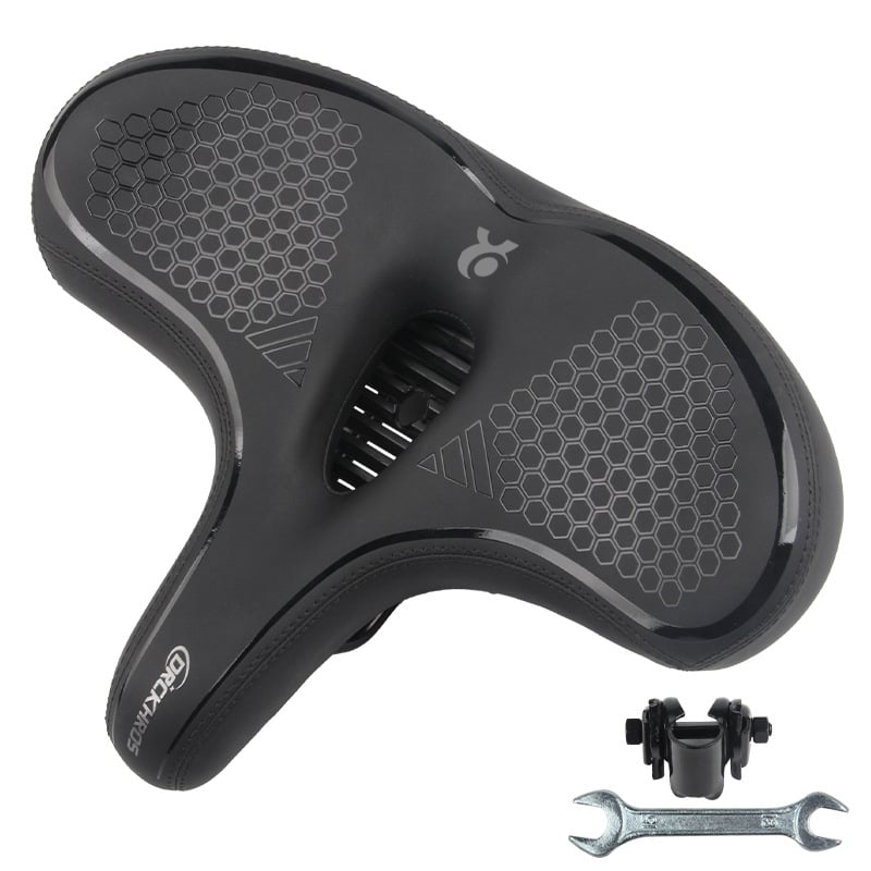 DRCKHROS Καθήσμα Ποδηλάτου – Γενικό, Παχύ, Πολύ Μαλακό, Απορροφητικό Κράδασμο με Επένδυση από Σπογγώδες Υλικό (Μοντέλο DH-2024101)