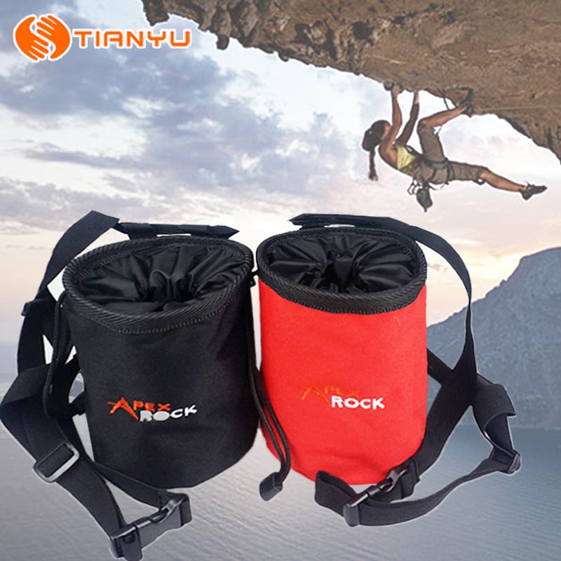 Torba za kredu za penjanje sa kaišem za struk, magnezijska kreda, puder za suhe ruke i prostor za pohranu krede za vodoravnu šipku