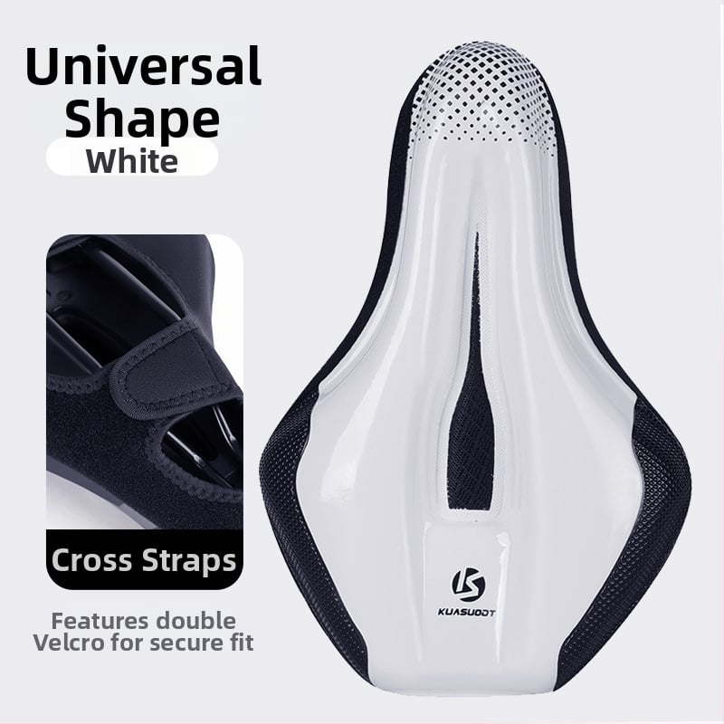 Κάλυμμα καθίσματος ποδηλάτου, με παχύτερο αφρό για άνεση, μοντέλο KS-2503, μάρκα Kuasuodt/Cross Speed Sports, κατάλληλο για κοινά ποδήλατα, υλικά: U δέρμα + σιλικόνη + σφουγγάρι + sandwich πλέγμα