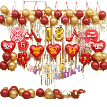 Balonska dekoracija za pozadinu rođendana – Tip balona: zračni balon, Oblik: crtano biće-vanzemirac, Materijal: Drugo, Pogodno za rođendane