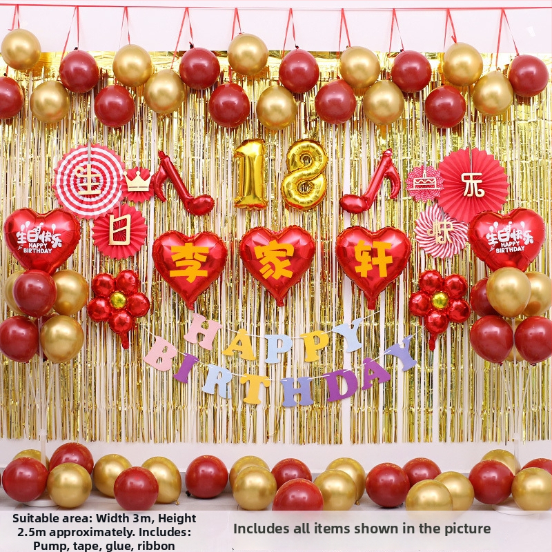 Balonska dekoracija za pozadinu rođendana – Tip balona: zračni balon, Oblik: crtano biće-vanzemirac, Materijal: Drugo, Pogodno za rođendane