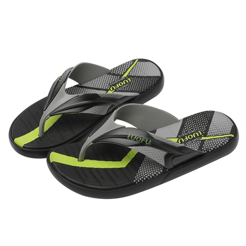 Luo Fu muške flip-flop sandale, opušten stil s otvorenim prstima, gornji PVC, potplat EVA
