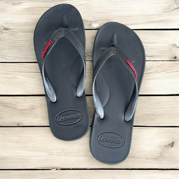 LEONMOO muške flip-flop cipele - gumeni gornji dio i potplat, otvoreni prsti
