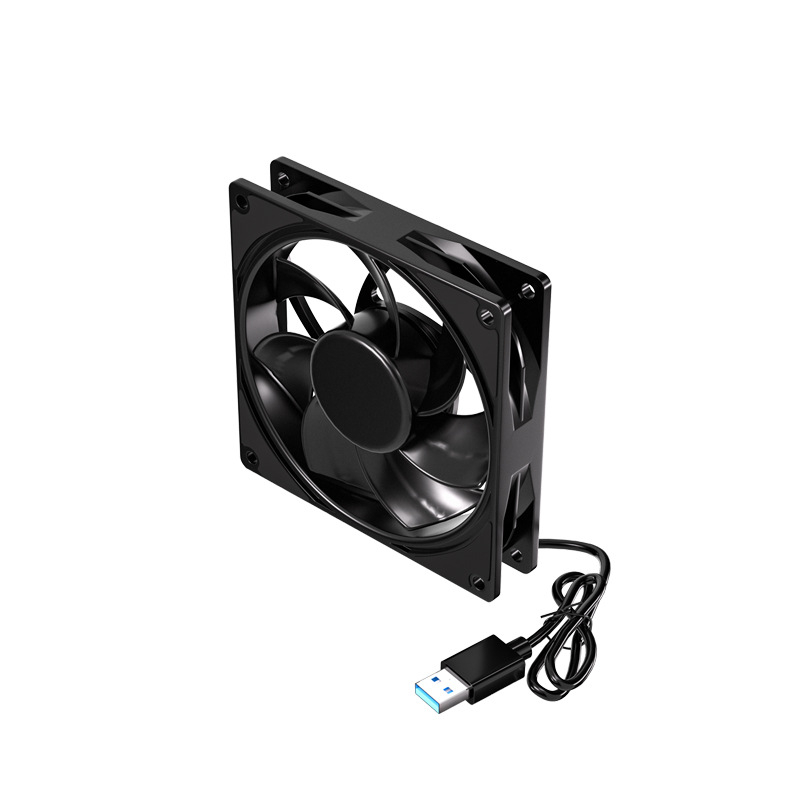 Ventilator de răcire pentru carcasa, 5V, axial, 1800 RPM, rulment cu baie de ulei, răcire cu aer
