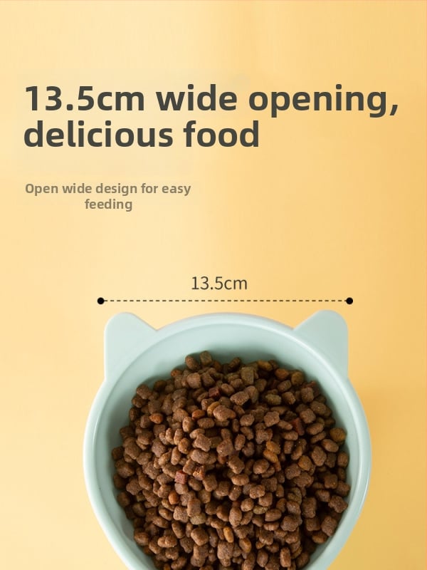 Μπολ γάτας με ανυψωμένο πόδι και στήριξη για τον λαιμό, αντιδιαρροικός σχεδιασμός για φαγητό και νερό κατοικίδιων (Υλικό: Άλλο; Προορίζεται για: Γάτες; Κατηγορία: Αξεσουάρ σίτισης κατοικίδιων ζώων; Αυτόματη σίτιση: Όχι)