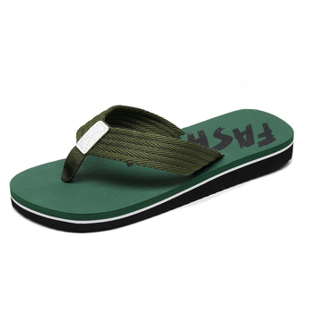 Muške papuče za plažu – Korejska verzija, tkani gornji dio, EVA đon