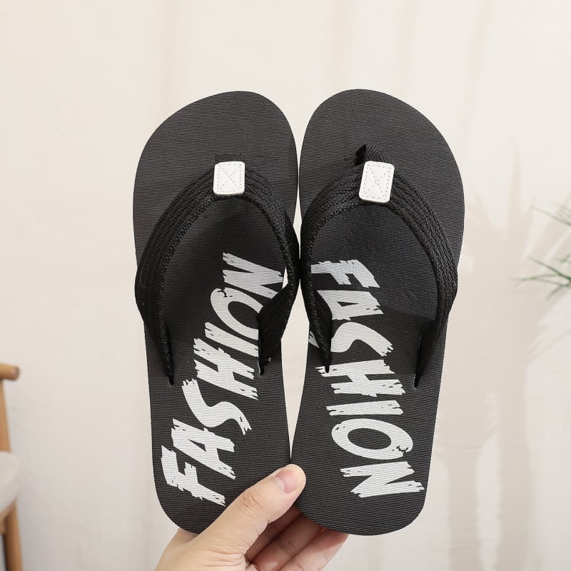 Muške papuče za plažu – Korejska verzija, tkani gornji dio, EVA đon