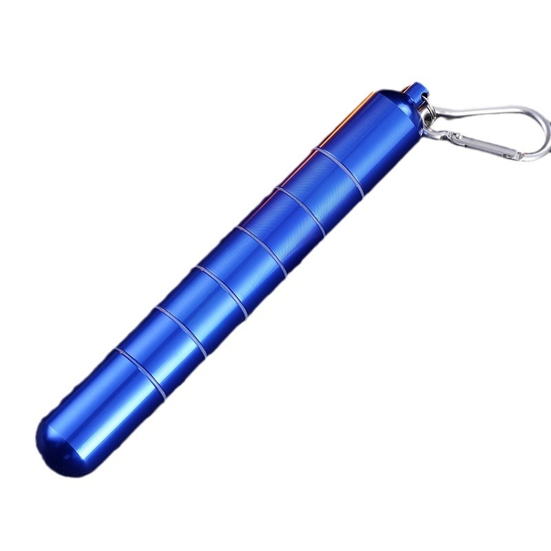 Εξωτερικός σφραγισμένος και αδιάβροχος σωλήνας αποθήκευσης τσιγάρων και πούρων από κράμα αλουμινίου – πολλαπλών τμημάτων, αποσπώμενος, προσαρμοζόμενος, όχι χειροποίητος