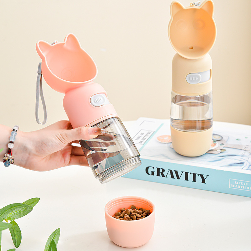 Sticlă de apă pentru câini Nanbo Wang, PP, portabilă, pentru exterior, pachet de 48 buc.