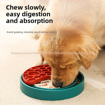 Πολυλειτουργικό μπολ τροφής για κατοικίδια από PP, αργή πρόσληψη και επιφάνεια γλείψιματος - Κωδικός XL-001, 24 τεμάχια, Κατηγορία: Τροφή κατοικίδιων