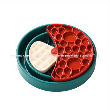 Πολυλειτουργικό μπολ τροφής για κατοικίδια από PP, αργή πρόσληψη και επιφάνεια γλείψιματος - Κωδικός XL-001, 24 τεμάχια, Κατηγορία: Τροφή κατοικίδιων