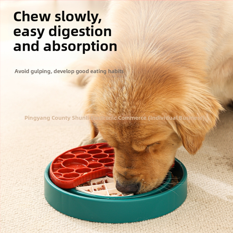 Πολυλειτουργικό μπολ τροφής για κατοικίδια από PP, αργή πρόσληψη και επιφάνεια γλείψιματος - Κωδικός XL-001, 24 τεμάχια, Κατηγορία: Τροφή κατοικίδιων