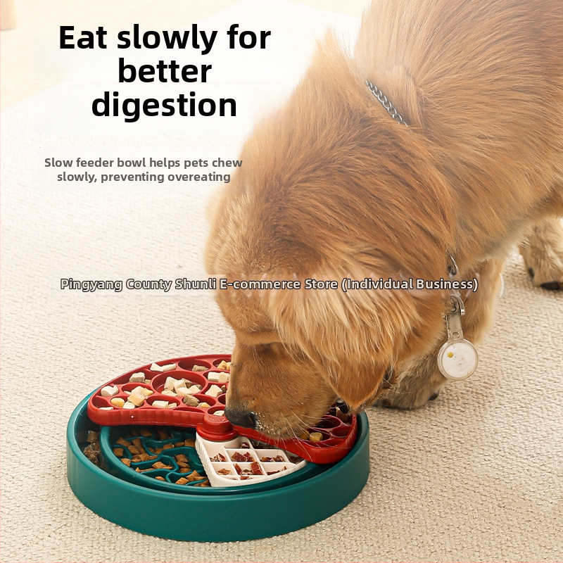 Πολυλειτουργικό μπολ τροφής για κατοικίδια από PP, αργή πρόσληψη και επιφάνεια γλείψιματος - Κωδικός XL-001, 24 τεμάχια, Κατηγορία: Τροφή κατοικίδιων