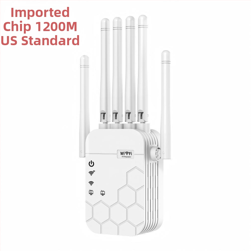 WiFi repeater sa šest antena | 1200 Mbps | pokrivenost 300 m | 802.11ac | kroz zid
