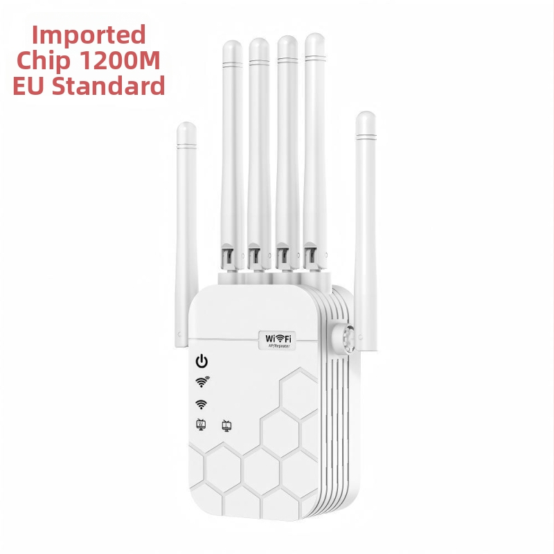 WiFi repeater sa šest antena | 1200 Mbps | pokrivenost 300 m | 802.11ac | kroz zid
