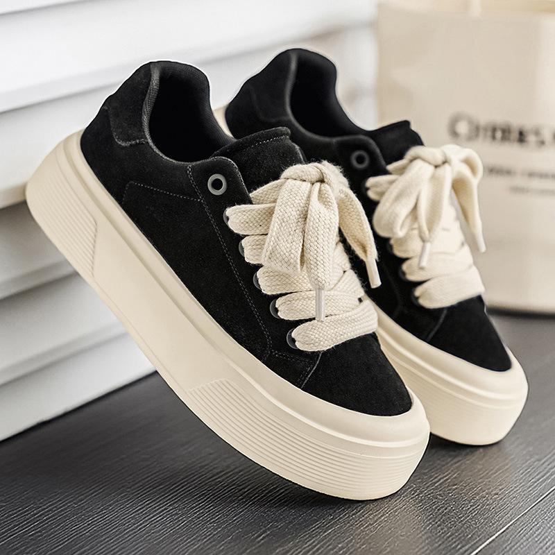 Unisex casual Board tenisice – okrugli vrh, PU gornja, gumeni potplat, niski gornji dio, vezanje šnurkama, prozračna unutrašnjost