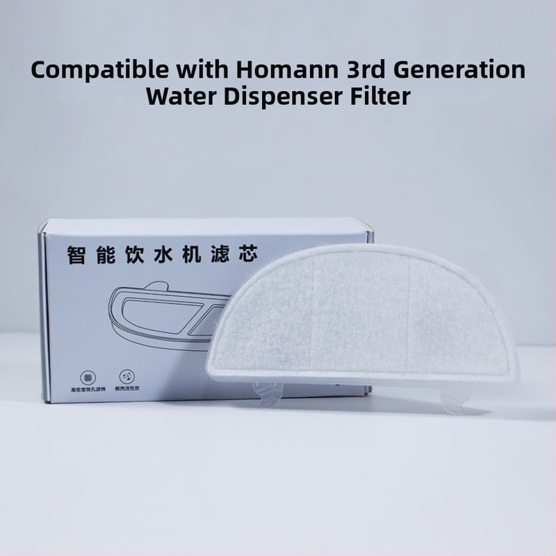 Αντικαταστάσιμο φίλτρο για τον διανομέα νερού Homan τρίτης γενιάς; φίλτρο από μη υφασμένο ύφασμα και ενεργό άνθρακα από φλοιό καρύδας; αξεσουάρ για σκύλους
