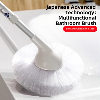 Βούρτσα καθαρισμού μπάνιου με τηλεσκοπική λαβή, απαλές τρίχες, χωρίς άρωμα, 400 g