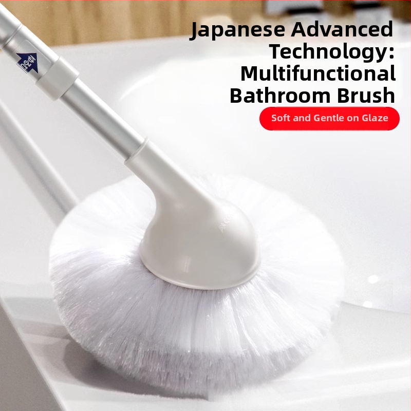 Βούρτσα καθαρισμού μπάνιου με τηλεσκοπική λαβή, απαλές τρίχες, χωρίς άρωμα, 400 g