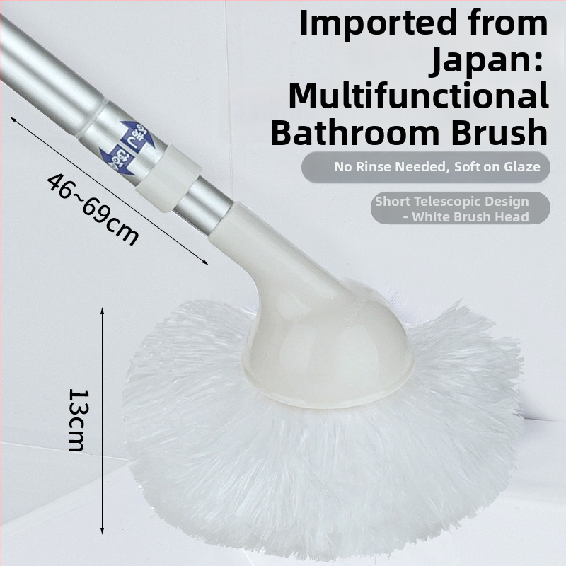 Βούρτσα καθαρισμού μπάνιου με τηλεσκοπική λαβή, απαλές τρίχες, χωρίς άρωμα, 400 g
