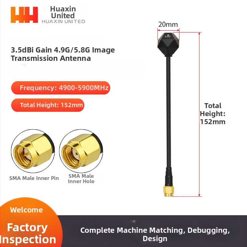 5,8 GHz FPV anténa pre prenos videa pre UAV – vysoký zisk, odolná voči rušeniu, omni‑smerová