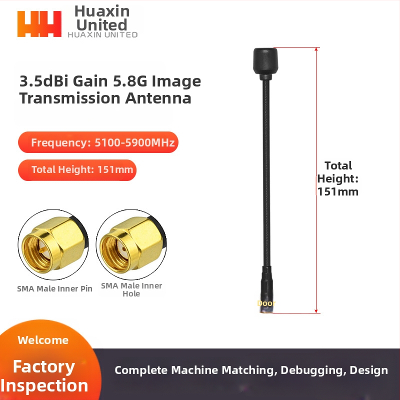 5,8 GHz FPV anténa pre prenos videa pre UAV – vysoký zisk, odolná voči rušeniu, omni‑smerová