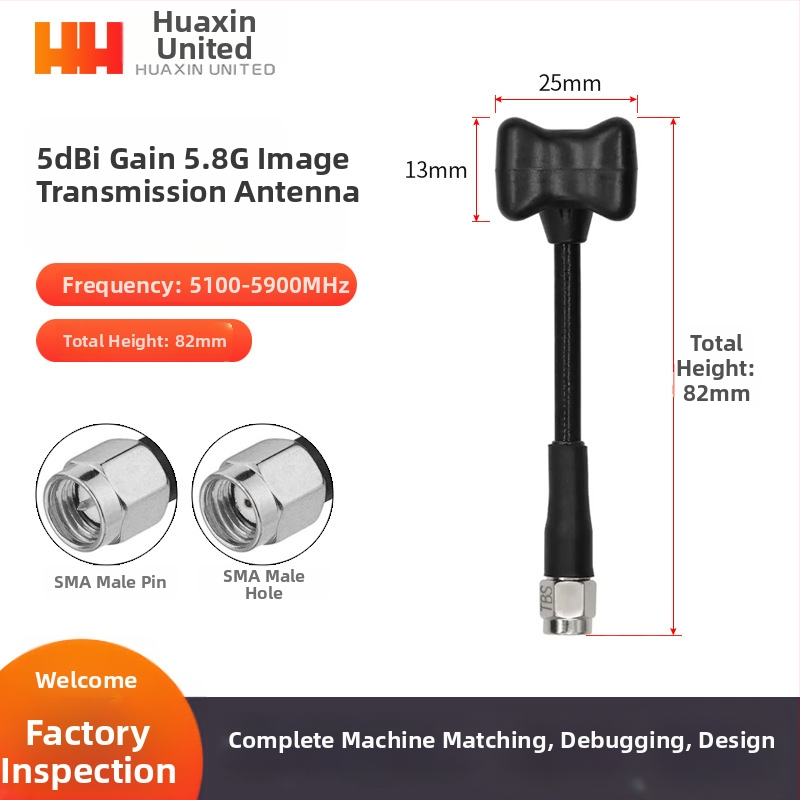 5,8 GHz FPV anténa pre prenos videa pre UAV – vysoký zisk, odolná voči rušeniu, omni‑smerová