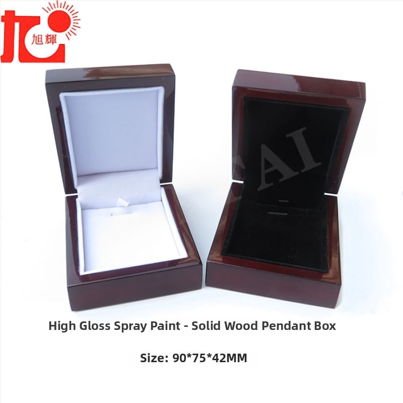 Drvena kutija za nakit – drveni materijal, kutija za pakiranje nakita, za ogrlice, narukvice, prstene i naušnice