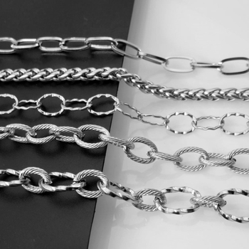 Nerđajući čelik lanac hadjih kostiju nakit - elektroplating, URKAY, proljeće 2025